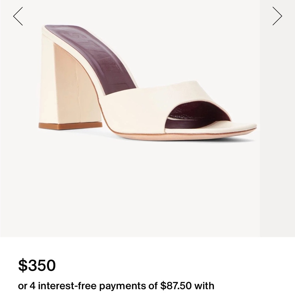 Staud Sloane Heel in Cream